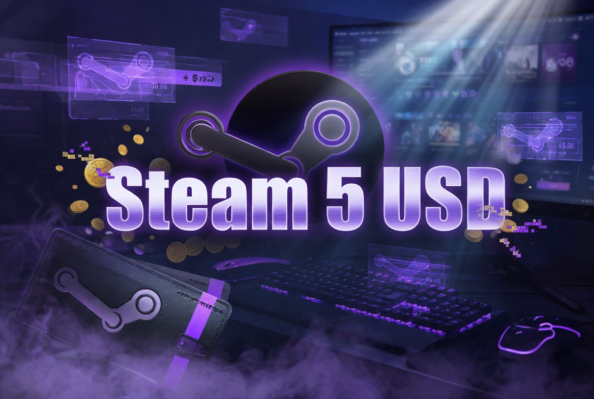 Steam Wallet Card 5 USD