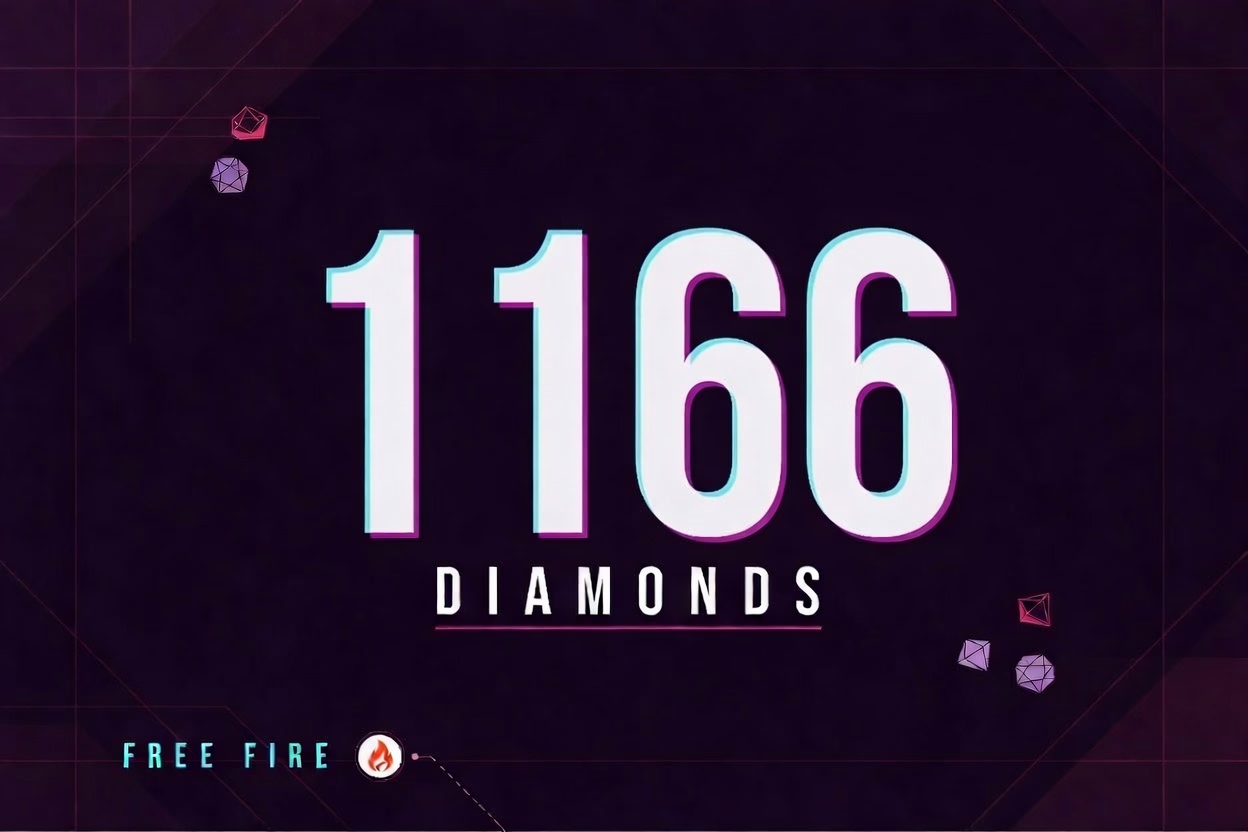 Free Fire 1166 Almaz