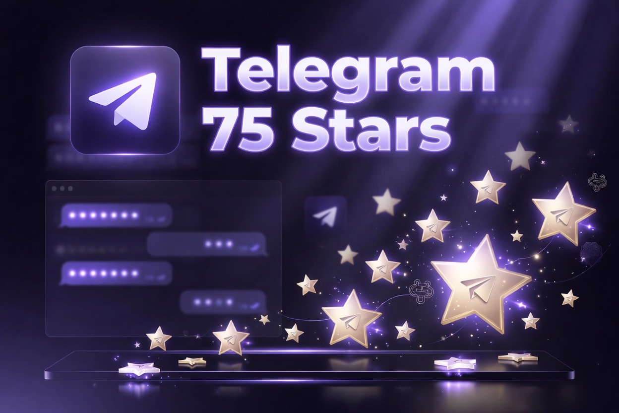 Telegram 75 stars