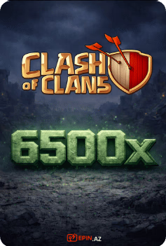 Clash Of Clans 6500 Taş