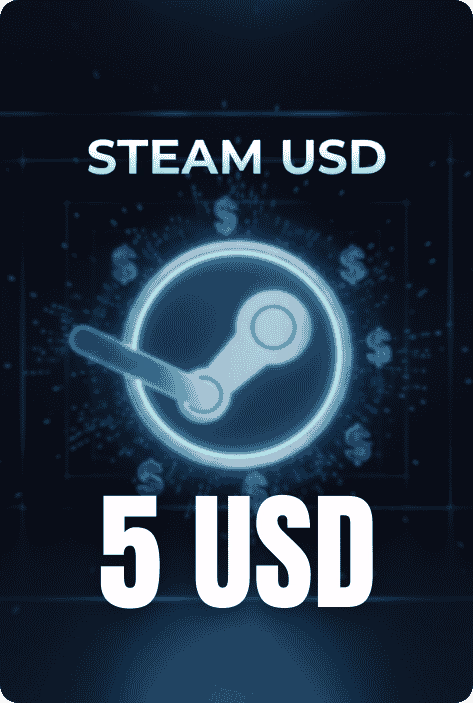 Steam Wallet Card 5 USD