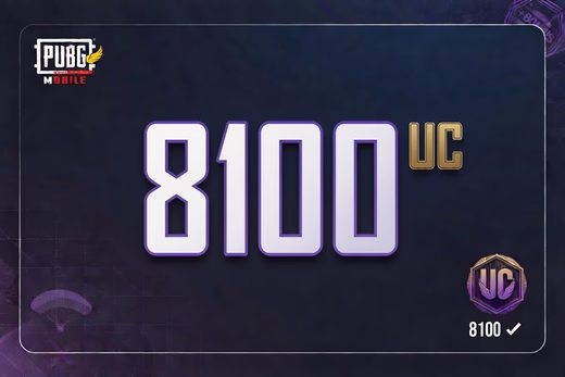 PUBG Mobile 8100 UC