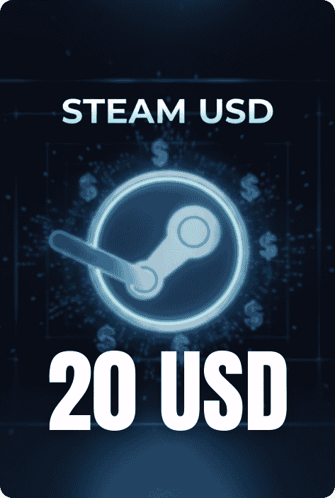 Steam Wallet Card 20 USD